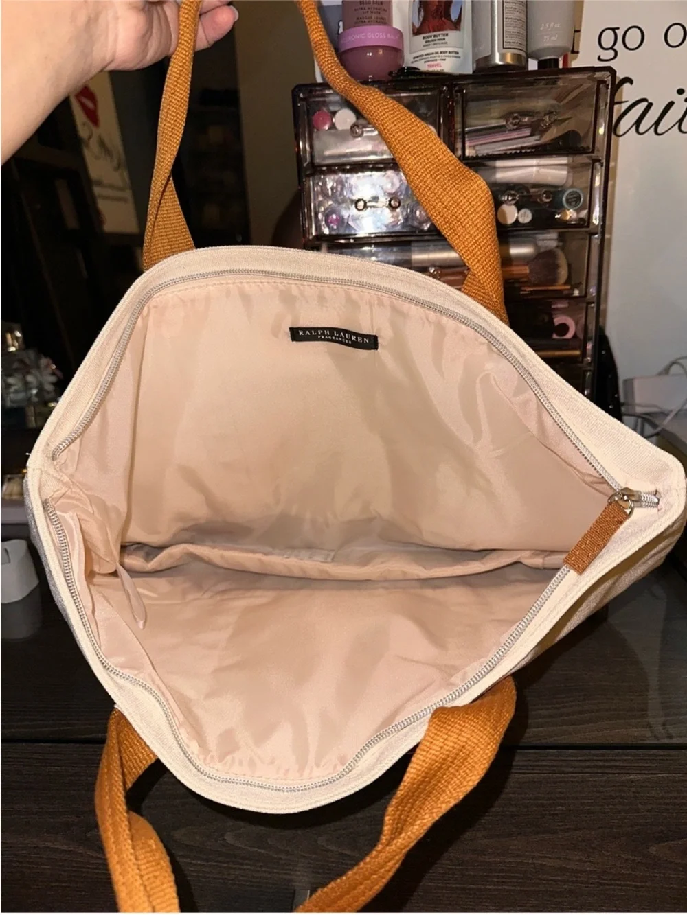 New Limited Edition Ralph Lauren Limited Edition Tote Bag & Cosmetic Bag